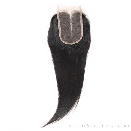 Mink Brazilian Virgin Straight 7A 8A 9A Grade Virgin Unprocessed Closures Human Hair